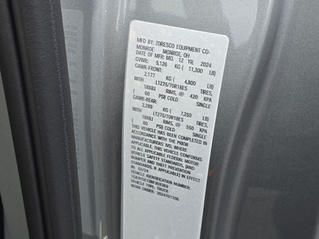 2024 Chevrolet Silverado 3500 HD Work Truck