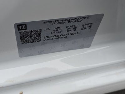 2025 Chevrolet Silverado 3500 HD Chassis Cab Work Truck