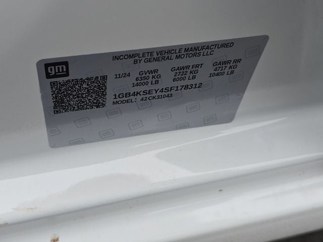 2025 Chevrolet Silverado 3500 HD Chassis Cab Work Truck