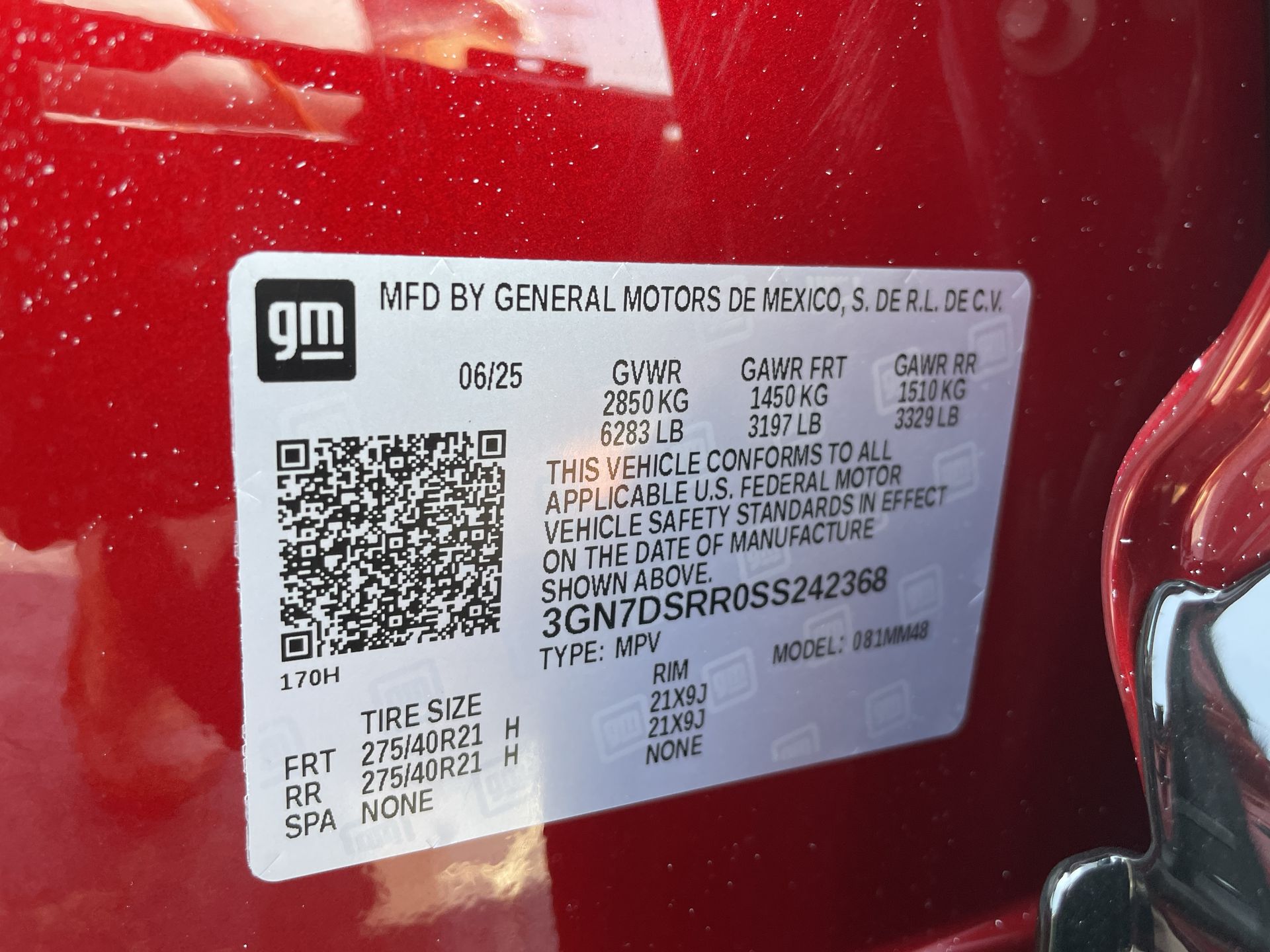 2025 Chevrolet Equinox EV RS