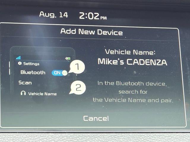 2018 Kia Cadenza Technology