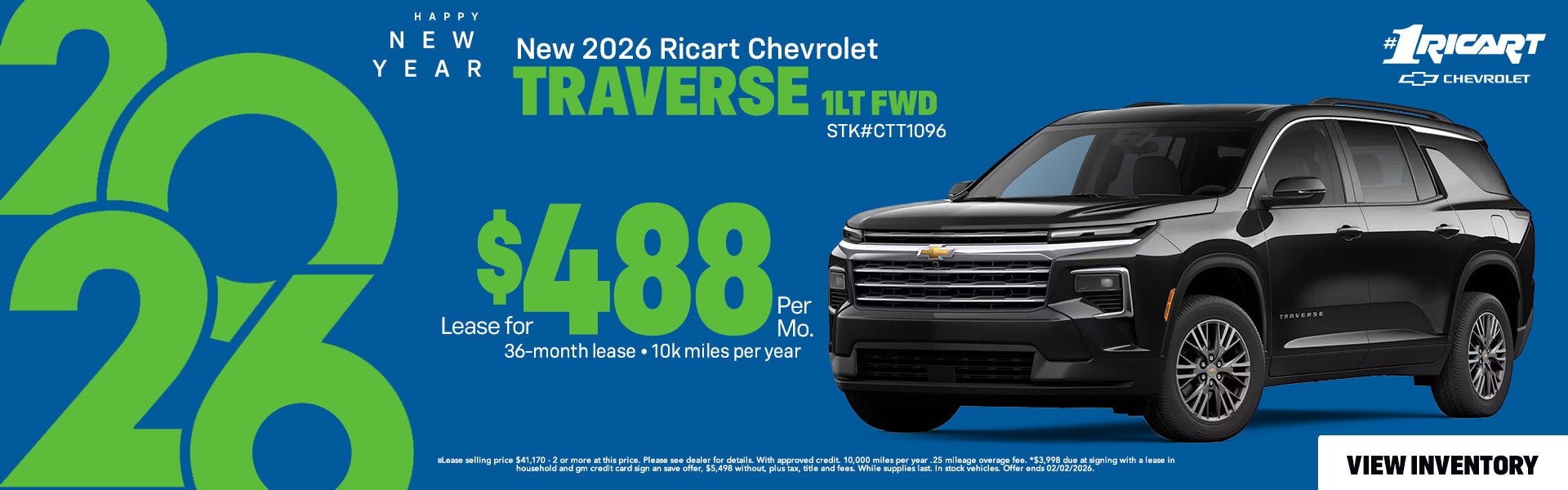 2026 Chevrolet Traverse