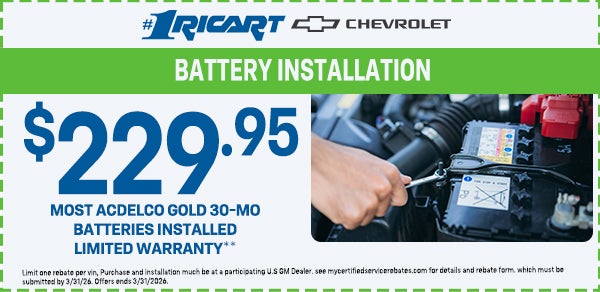 Battery Installation