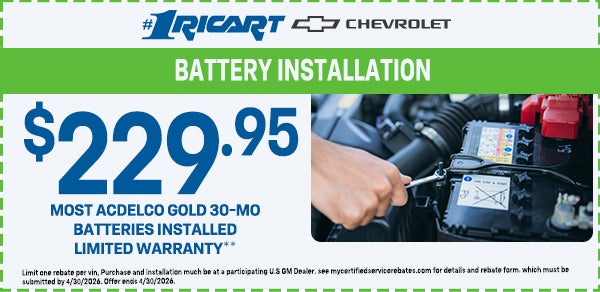 Battery Installation