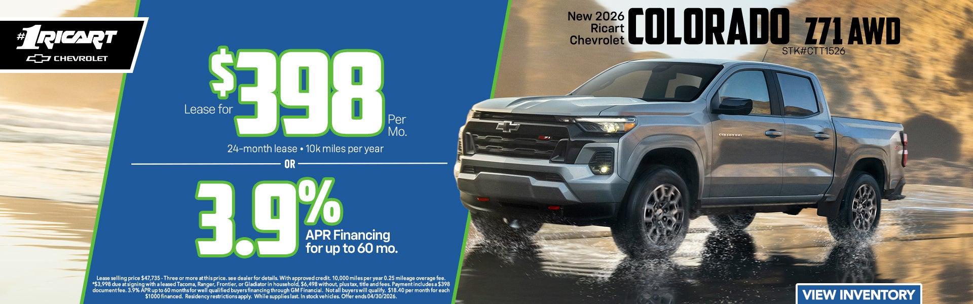 2026 Chevrolet Colorado