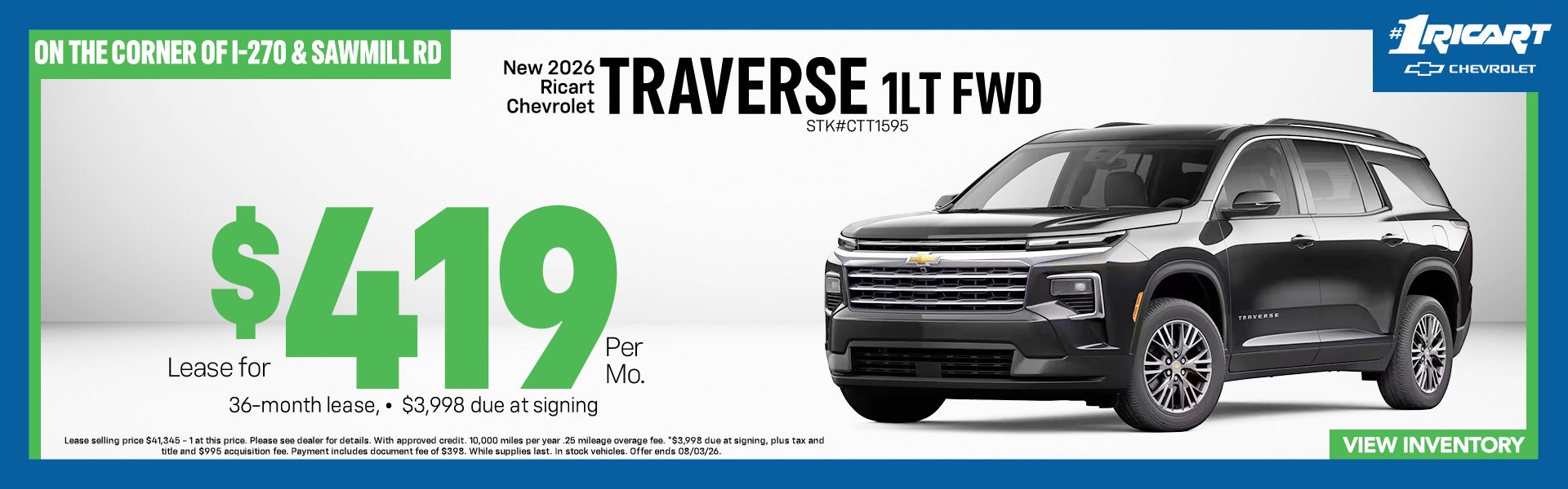 2026 Chevrolet Traverse