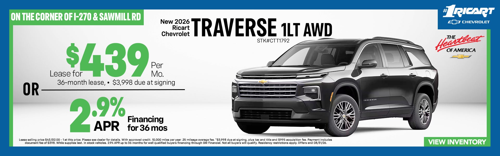 2026 Chevrolet Traverse