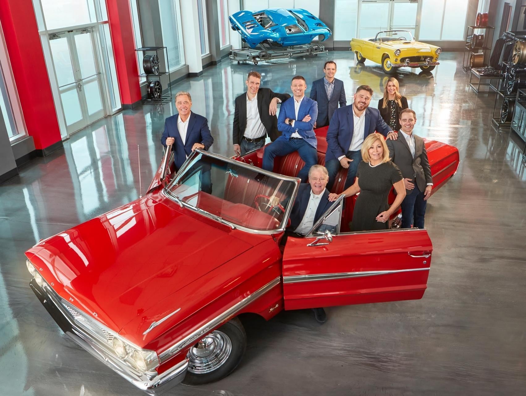 Ricart Team with Red Car